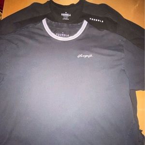 2 Men’s YoungLA Casual Short Sleeve Shirts